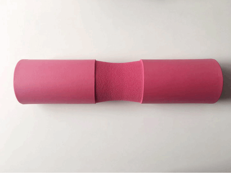 barbell shoulder pad pink
