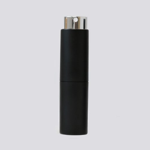 mini refillable spray bottle matte black / 20 ml